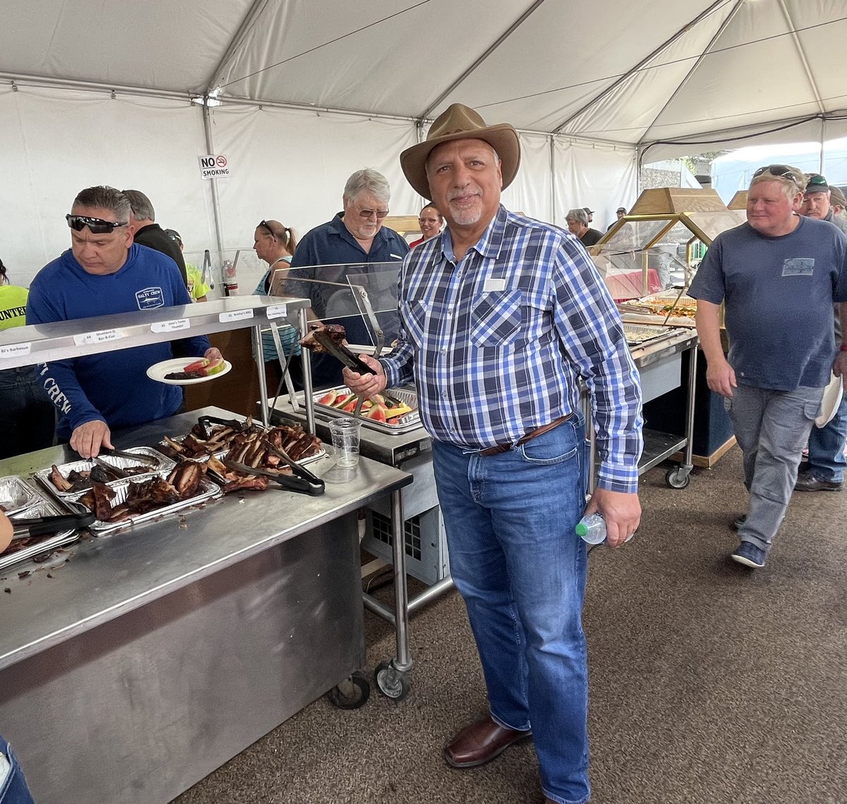 StavrosAnthony's tweet photo. Every year, hundreds of thousands travel to the Best in the West @SparksNugget #RibCookOff. Happy to attend as chair of @NVTourism and help @TravelNevada promote this internationally recognized event. https://t.co/iXUaJEKXW2