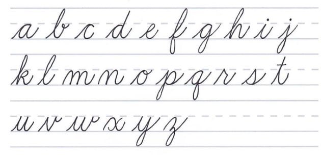 Kalibre2022's tweet image. Gen X’s secret weapon against the Zoomer rebellion. #cursive