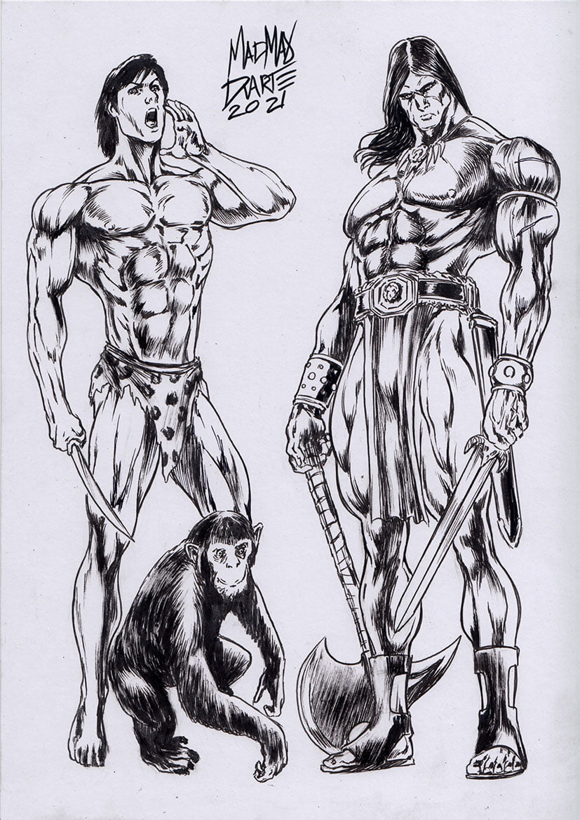 maxwell_duarte1's tweet photo. Tarzan and Conan
Inktober 2021
Theme: Classic Heroes
#inktober #Inktober2021 #ink #art #sketch #Conan #Tarzan #fanart #traditionalart #classicheroe #classic #hero #muscle #heroes #crossover #warrior #wild https://t.co/ixJumA0DRG