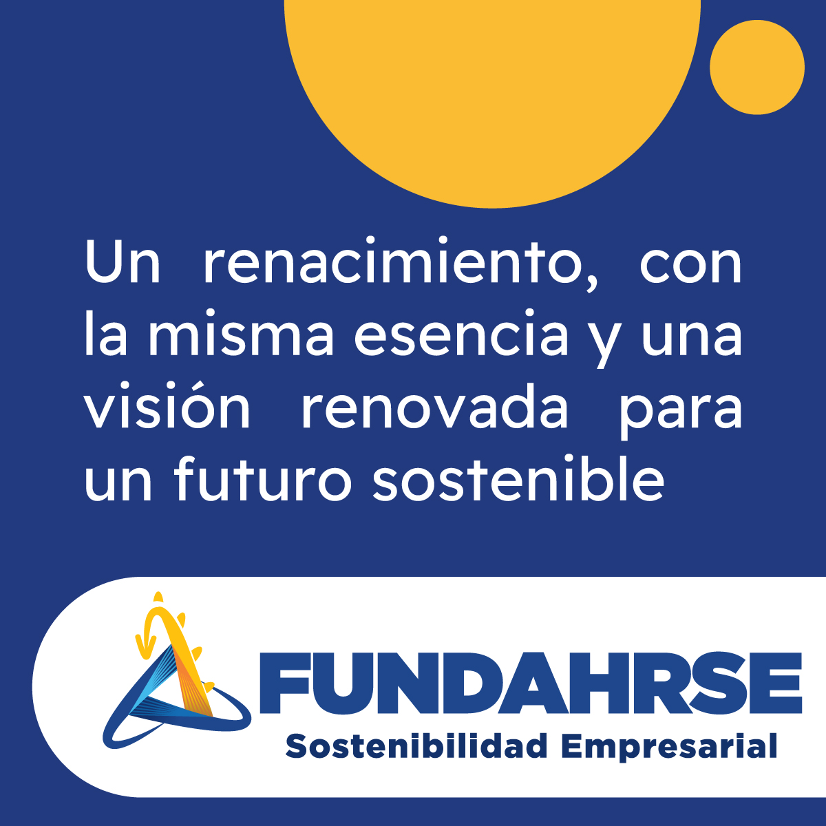 Descubre el nuevo rostro de FUNDAHRSE, una representación de la renovación de nuestros ideales y metas.

¡Bienvenido a nuestra transformación, hecha pensando en ti y en nuestro planeta!