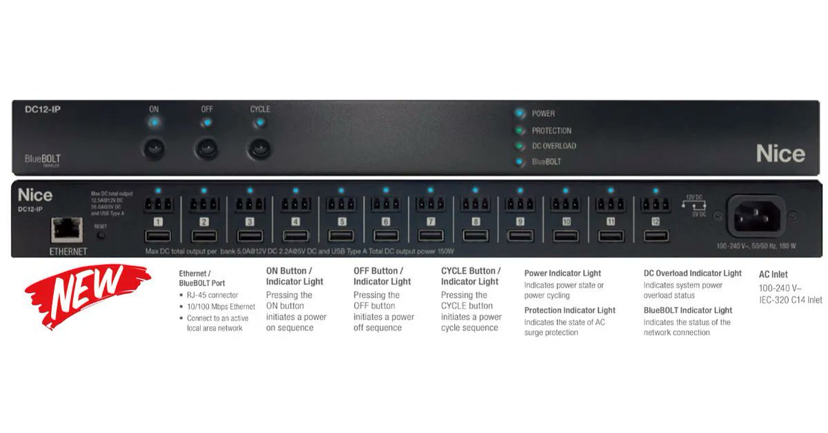 APTechPty's tweet image. Find out why the Nice DC-12 Smart Power Manager should be in your rack via AV Technology&apos;s review. buff.ly/482MYJw 
.
.
.
.
#nice #powermanager #powermanagement #smarthome #bluebolt