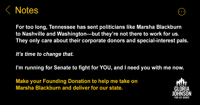VoteGloriaJ's tweet photo. There’s a movement afoot in Tennessee 👇