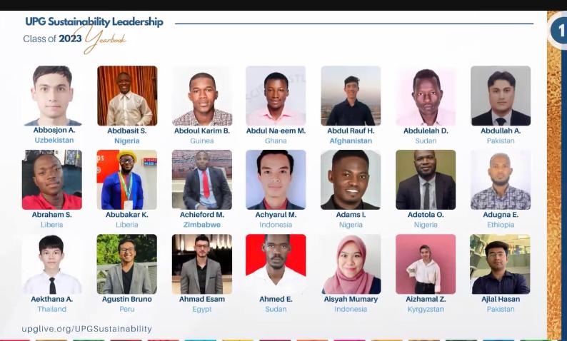 Comr_AdamsKing's tweet photo. Exciting news! I've transitioned from a candidate to a certified #UPGSustainability Leader in the Class of 2023. It's been an intense and inspiring 10-week journey. https://t.co/DMzUmUwXMt