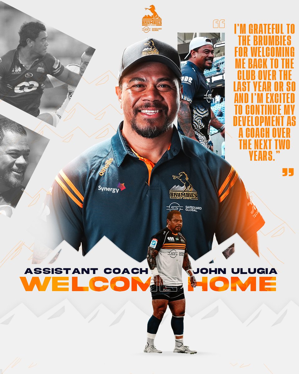 🐴🙌🏽Welcome home, gents.

Our former captain Ben Mowen is back at the Brumbies as an assistant coach, with John Ulugia also joining the staff full-time!

Read: brumbies.rugby/news/ben-mowen…