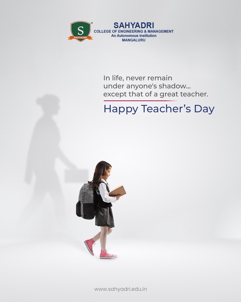 sahyadri_campus's tweet photo. Happy Teacher's Day!
On this teacher's day, let's take a moment to appreciate the efforts they put into bringing value to each student's life.
#happyteachersday #mentors #guide #empoweringyoungminds #successfulfuture #businessschool #engineering #technology #sahyadri https://t.co/HHncARTegS