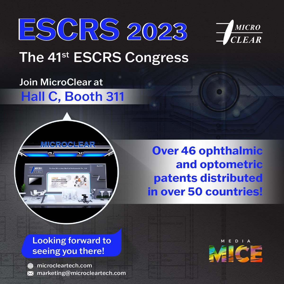 MediaMICEgroup's tweet photo. Imaging tools have come a long way in recent years, and MicroClear is helping lead the charge. With 46 patents under their belt, the company has been a hive of innovation

#MicroClear #APOLLO #ESCRS #MediaMICE #cataract #eyecare #ophthalmology https://t.co/OtgnpRdlfG
