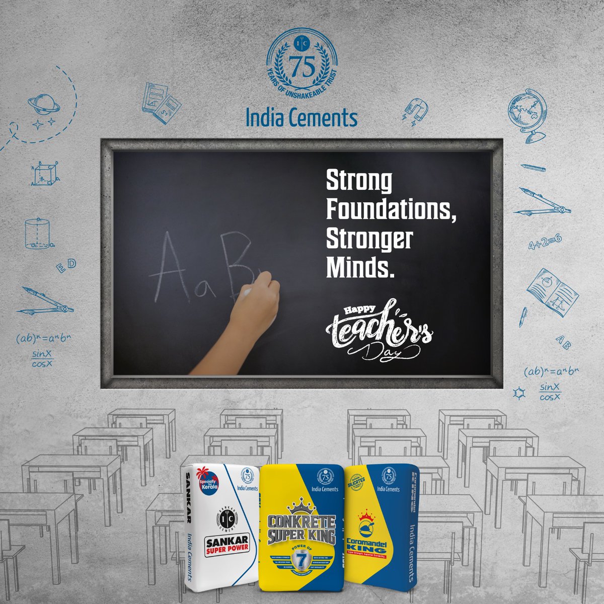 Honouring the builders of bright futures.

Happy Teacher’s Day!

#IndiaCements