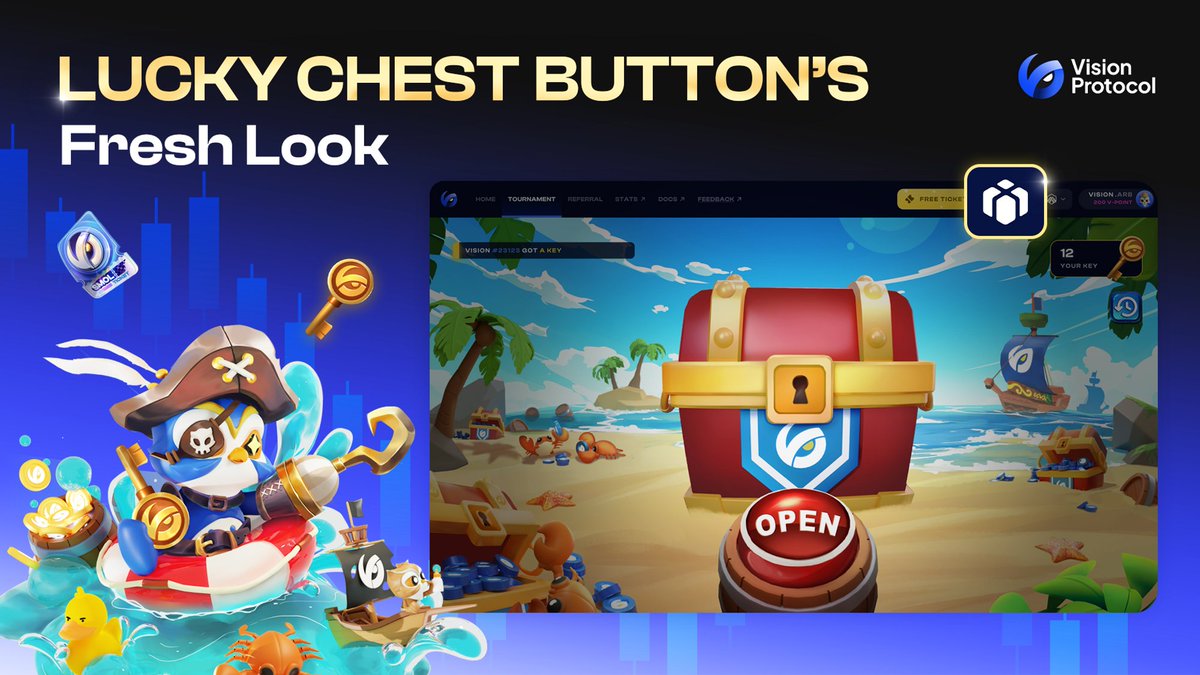 ✨ Good fortune awaits!
🤫 Discover the Lucky Chest's button on the Tournament main page.
👉 Learn more: docs.vp.xyz/product-guides…