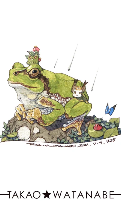 「今日の雨」#渡辺孝夫デジタル作品集 