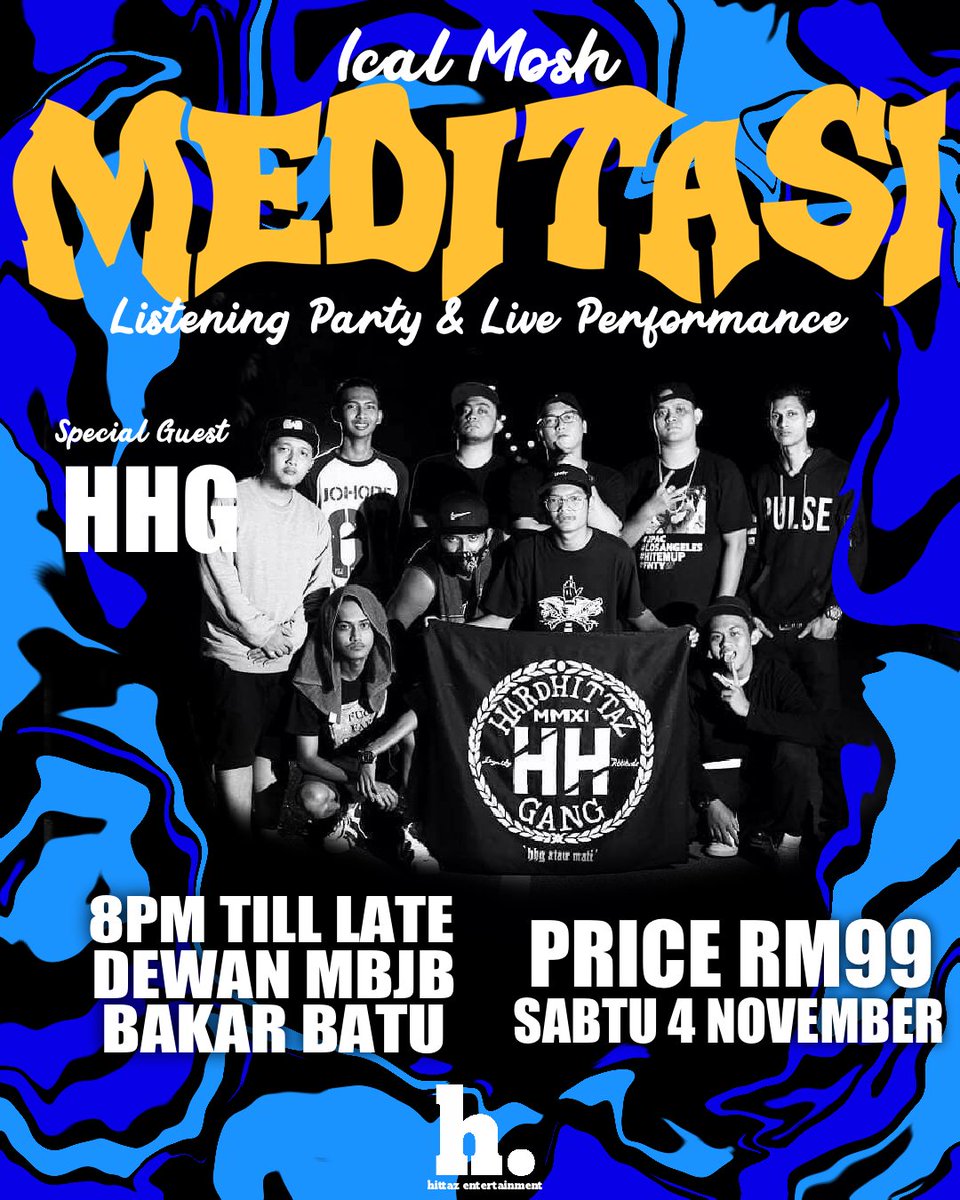 AaronTrex93's tweet photo. JOHOR BAHRU! 
Here we go!

Ical Mosh 'Meditasi' Listening Party &amp; Live Performance ticket is out for grab! 

We have a sick line-up of guest performers which we will annouce soon!
So, follow us for updates and get your ticket here NOW

https://t.co/S8laTzWHjr

#meditasi #konsert https://t.co/QabtHSGX8l