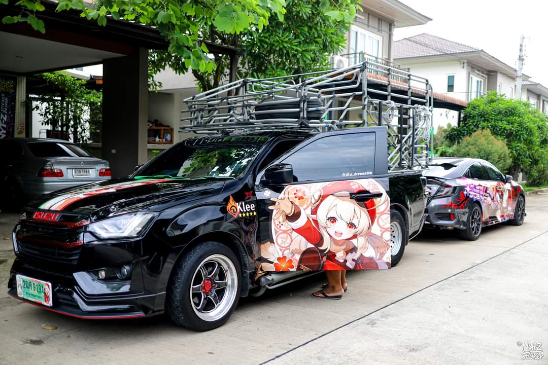 AVCitashaclubTH's tweet photo. Itasha in Thai Light Truck style
Truck Model : Isuzu D-Max
Decals : Klee and Nahida from Genshin Impact
#itashaclubthailand #isuzu #dmax #GenshinImpact #klee #Nahida https://t.co/k1TyGGuc3w