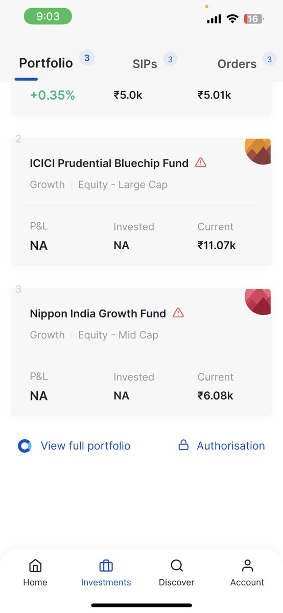 Kratos00791's tweet photo. @zerodha hi team I am facing this issue on the coin app. All my mutual funds investments have an error. Please help me with a potential fix
Adding screenshot for your reference https://t.co/gJoG5XWoQj