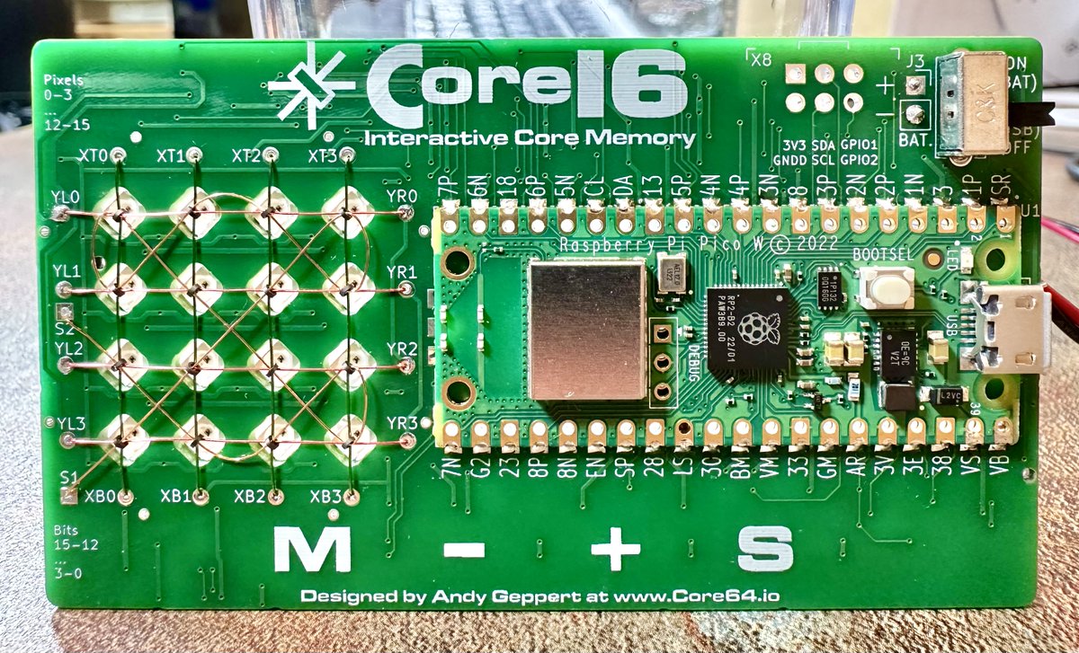 Newest prototypes coming to life!!! Core Memory and RGB LEDs meet again... in the business card/badge form factor. hackaday.io/project/191834…