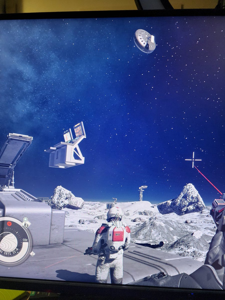 Dragothic_'s tweet photo. #starfield    todd goward was right it does just work. Just bearly anyway
@StarfieldGame 
Its pretty but the constant crashing during this early access makes me feel i paid $50 extra to be a bata tester https://t.co/GYBG3dNtAv