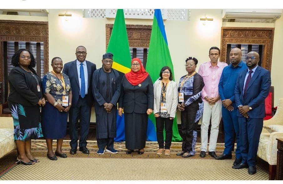 Yesterday <a href="/IITA_CGIAR/">IITA</a> senior management had an honor to meet and discuss on agricultural transformation in Tanzania with the Ministry of Agriculture and Her Excellency President Dr Samia Suluhu Hassan at the state house 
#partnership #sustainableagriculture #IITAmeetspresident