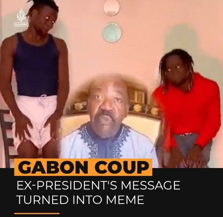 Mwesigy75537994's tweet image. “ #Make_noise” by Gabon’s deposed President Ali Bongo has gone a viral dance meme 🕺🙄

📸 @AJEnglish