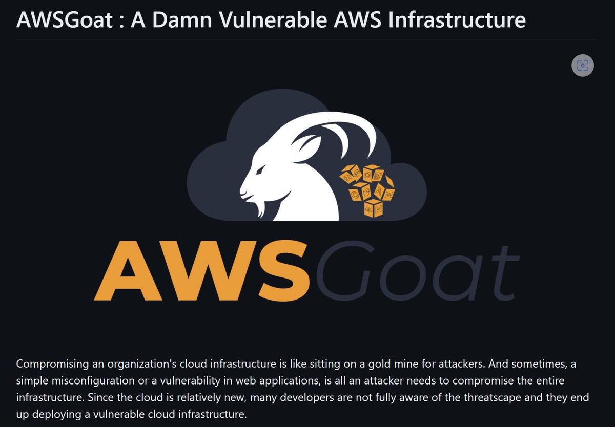 nishantsharmax's tweet image. We released AWSGoat 1 year ago at Blackhat USA Arsenal and DEF CON Demo labs 2022.

Stats:
- 2 modules, 11 attack and 4 defense manuals
- 1480 stars, 707 forks, 70000+ Hits on GitHub page

Want to contribute? DMs open.

github.com/ine-labs/AWSGo…

#cloudsecurity #aws #awssecurity
