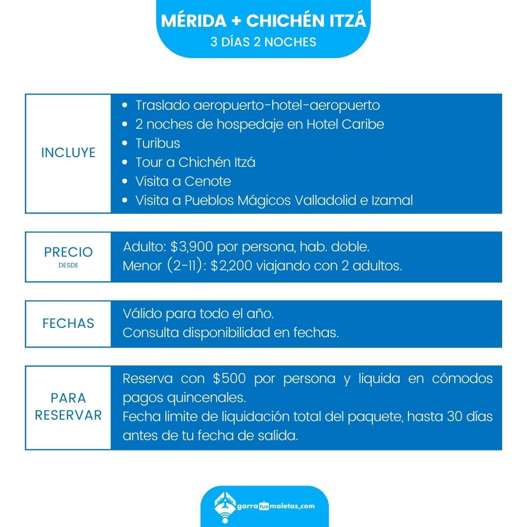 Chichén Itzá es uno de los sitios arqueológicos más visitados de México.
#meridayucatan #conociendomexico #chichenitza #cenotes #merida
#valladolid #izamal #pueblosmagicos #cenotesyucatan #paquetedeviaje #paqueteamerida #viajeamerida #Izamal #Valladolid #quehacerenmerida