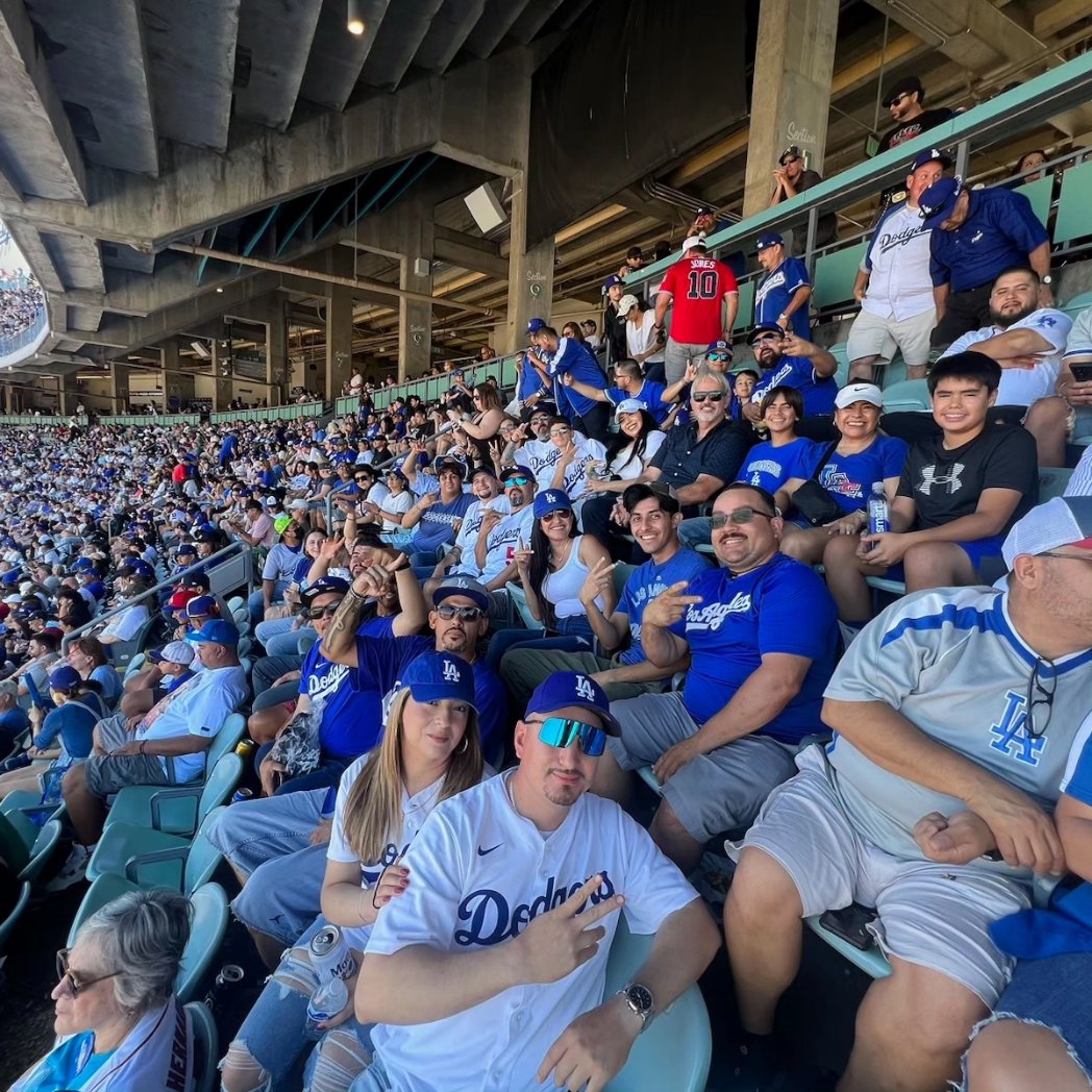 Late post: Yesterday, drivers from the ctr got together at the <a href="/Dodgers/">Los Angeles Dodgers</a> game! Don't wanna brag, but we think a group of Teamsters attending helped them win! 😉🤣😂 <a href="/Local_396/">Teamsters Local 396</a> #DodgersWin #UPSers <a href="/UPS/">UPS</a> #Teamsters