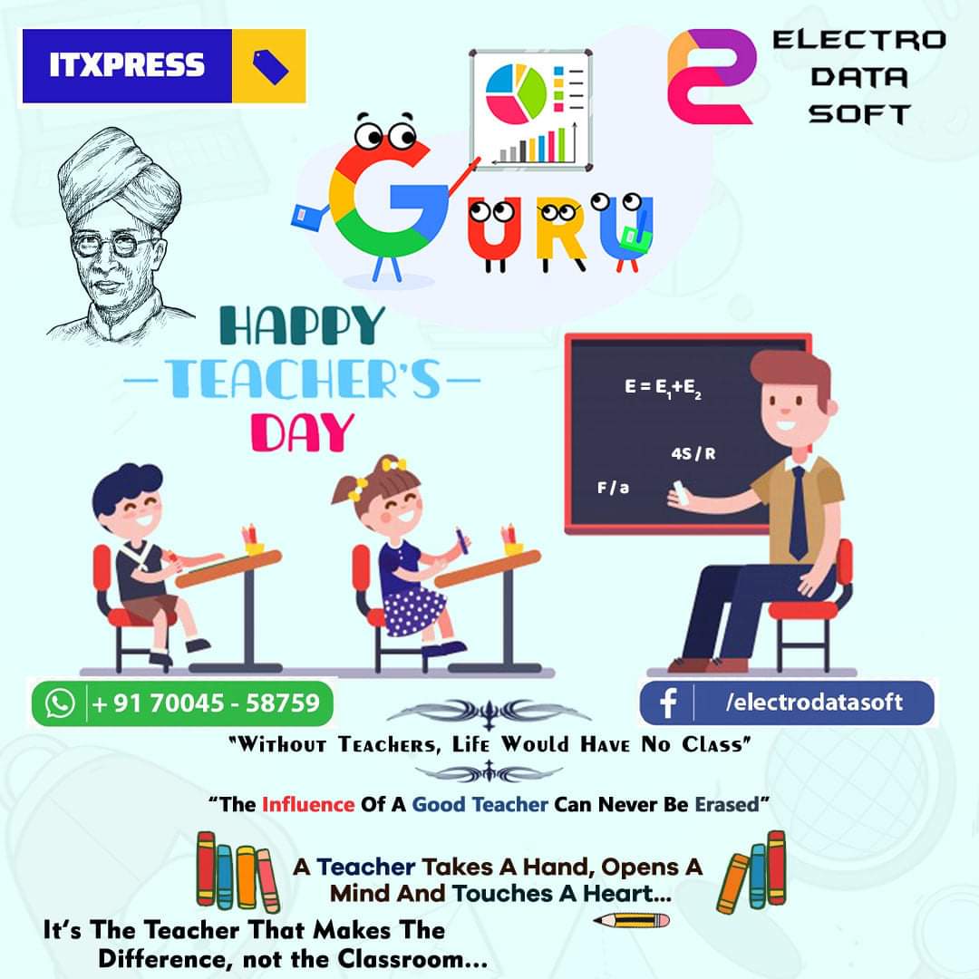 itxpress_'s tweet photo. To the ones who inspire us every day, Happy Teacher's Day.🙏💐

#TeacherDay #sarvapalliradhakrishnan 
#teachersday2023 #TeacherAppreciation
#TEACHers
#electrodata #itxpress https://t.co/hTao3uJG2w