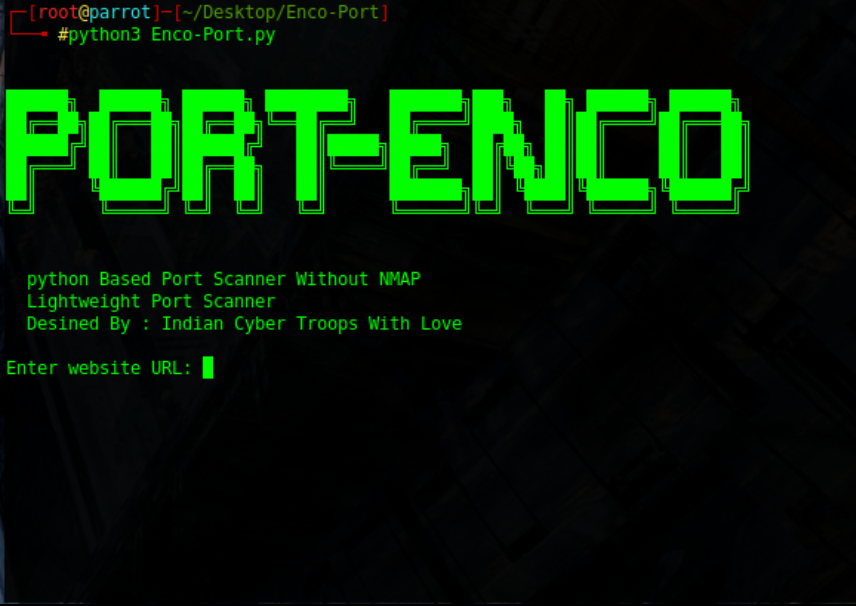 AnonymousH4ck35's tweet photo. Enco-Port 🧐
This script scans for open ports on a user-specified website or IP address and generates a table of results including port number, service, and status.
More Info
https://t.co/eC1wNBzE7o
@AnonymousH4ck35
#kalilinux #kalilinuxtools #information #Ethicalhacker https://t.co/3i5k8z32W4