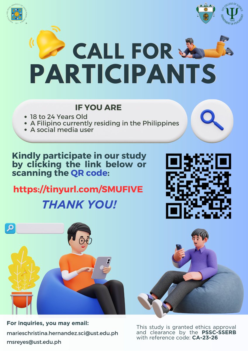 margsruiz's tweet photo. hello! help me for my thesis 🤩 your response will be vvv appreciated thank you!!

📌 LINK: https://t.co/BNWrPbP9Nj https://t.co/xIfT5RHSZQ