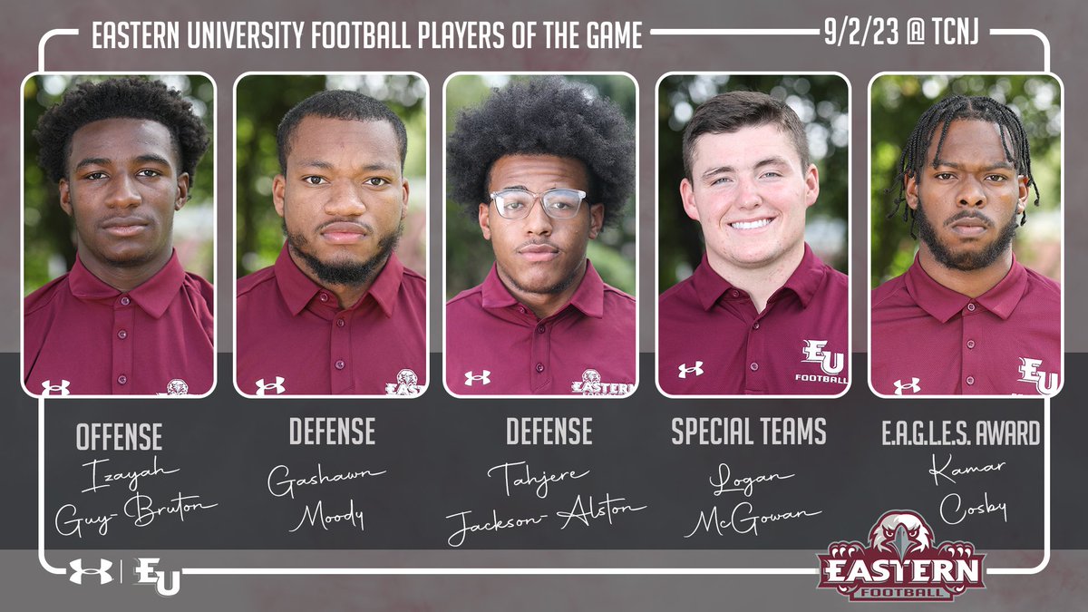 Eastern University Football tweet media