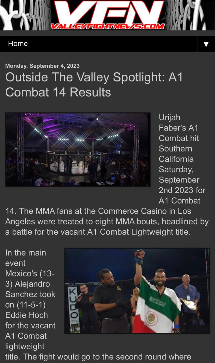 Check out the full A1 Combat 14 results on Valley Fight News🔥
#A1Combat14
valleyfightnews.com/2023/09/outsid…