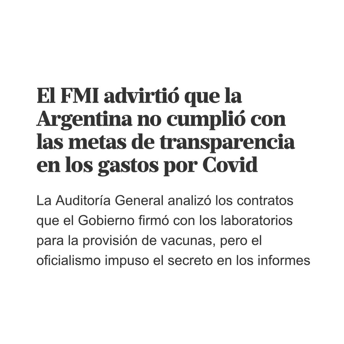 USTED LE MINTIÓ A LOS ARGENTINOS, FERNÁNDEZ
Presidente Fernández: usted me inició un juicio por denunciar su falta de transparencia. Y no me equivoqué. Ahora rinda cuentas como corresponde. Los miles de muertos por Covid y sus familiares son víctimas de la corrupción de su