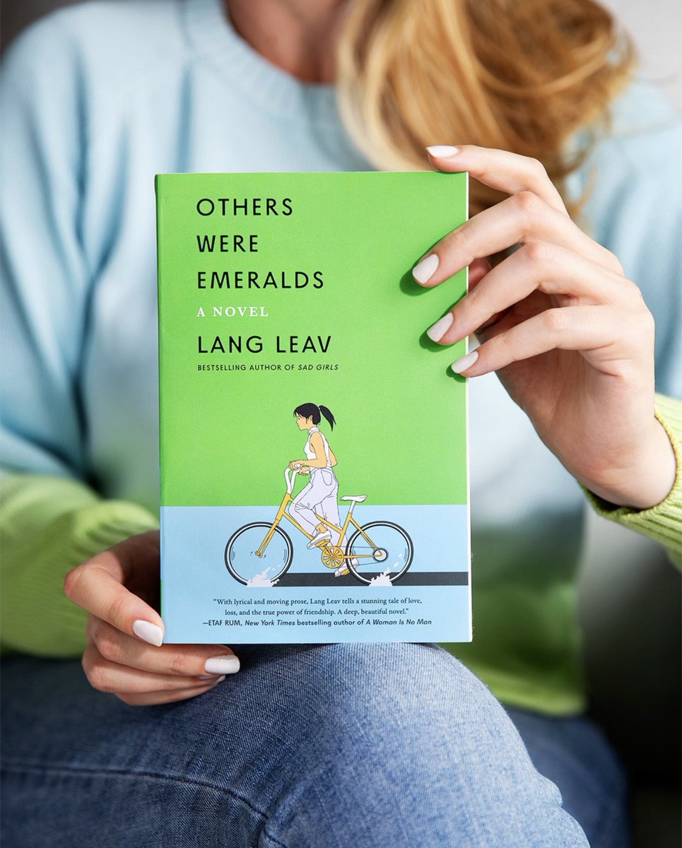 Today is the day! 💚💙 Get your copy of Others Were Emeralds in book stores or online now: langleav.com - Internationally acclaimed poet Lang Leav’s debut adult novel is finally here! New York Times bestselling author Etaf Rum says, "Lang tells a stunning tale of love,