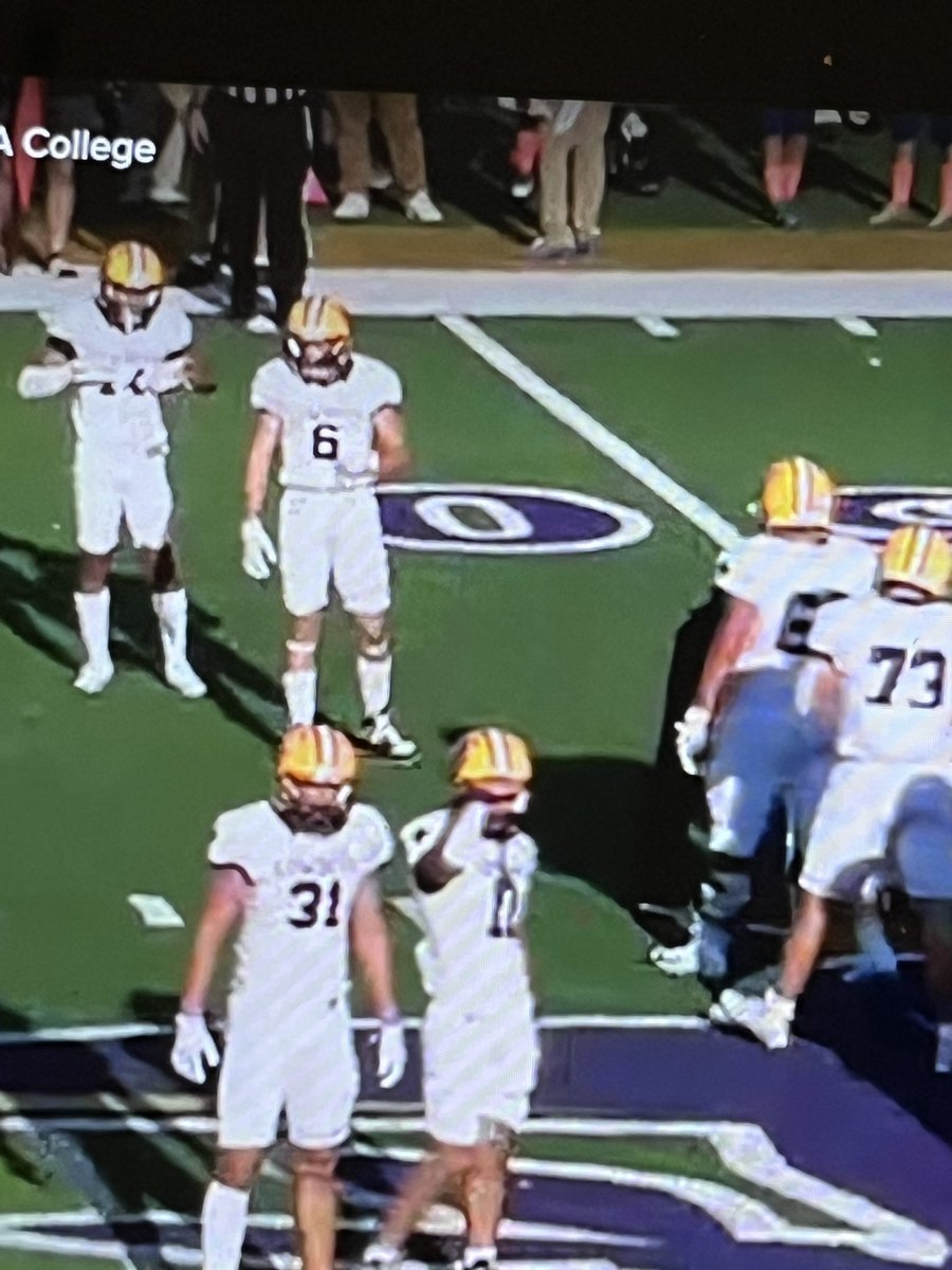A little dinner after practice and watching <a href="/JaceCam12/">Jace Sanders</a> play for <a href="/HSUCowboys/">Hardin-Simmons Cowboy Football</a> development squad a few weeks into his freshman year in college! He left his mark on and off the field for <a href="/BoroTuffFB/">Whitesboro Bearcat Football</a> #FootballFamily