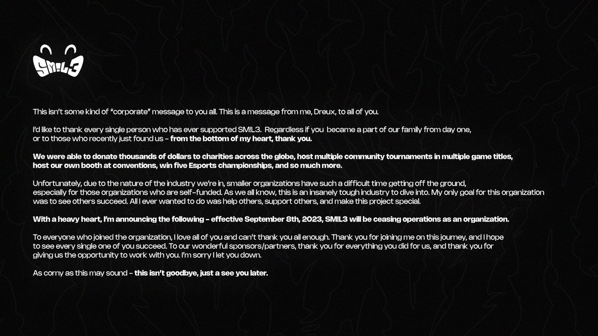 SM!L3 ® tweet media