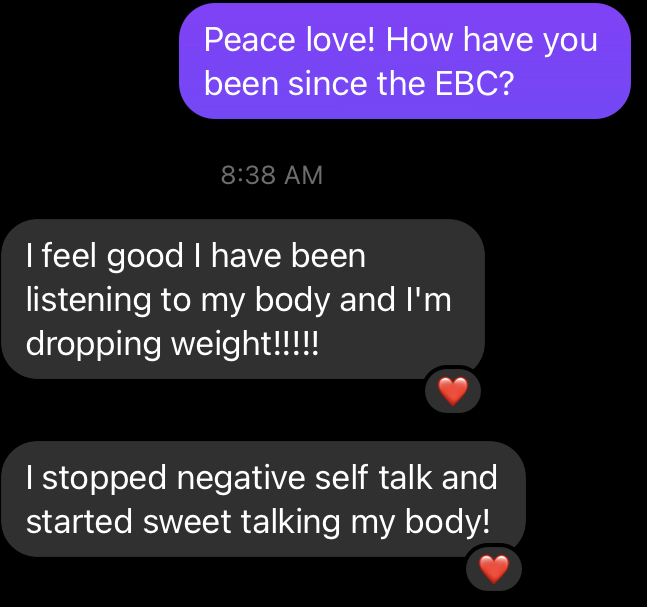 SoulDriveGlobal's tweet photo. I love to see the EBC work still holding up, the feedback on the rituals and just overall seeing ya’ll win!! When y’all win, that truly adds to my joy. Everyday I am thankful to witness our community thrive! 😍✨🥰 https://t.co/E3NhS6vTuK