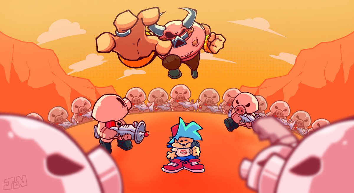 TrooperPork's tweet photo. Amazing loading screen by inst:@ jonutan.does.stuff #mother3 #fnf #fnfmods https://t.co/R138PpTlWW