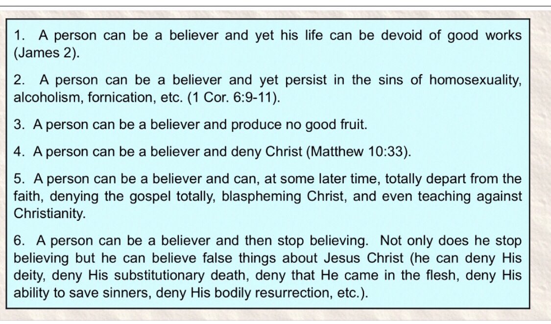 TrustJesusAlone's tweet photo. The Bible is filled with examples of carnality in the Corinthian church.
No change of behavior is guaranteed or required.
#BackLoader 

https://t.co/mSklw7rGna https://t.co/6VXY4ewuuI
