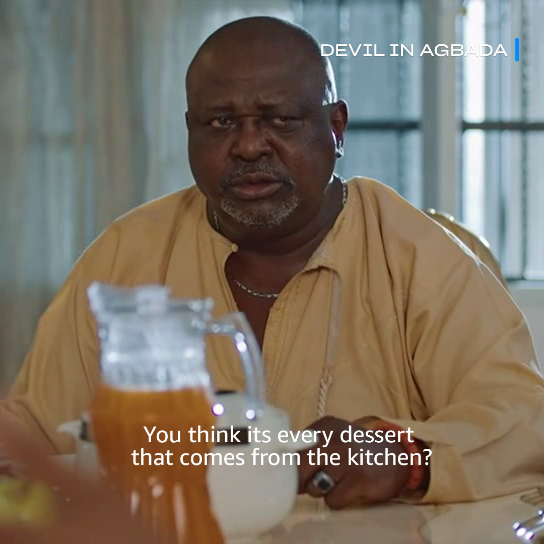 primevideonaija's tweet photo. The sweetest desserts come from the other room. IYKYK
#DevilInAgbada #PrimeVideoNaija https://t.co/SVH8jgGDb7
