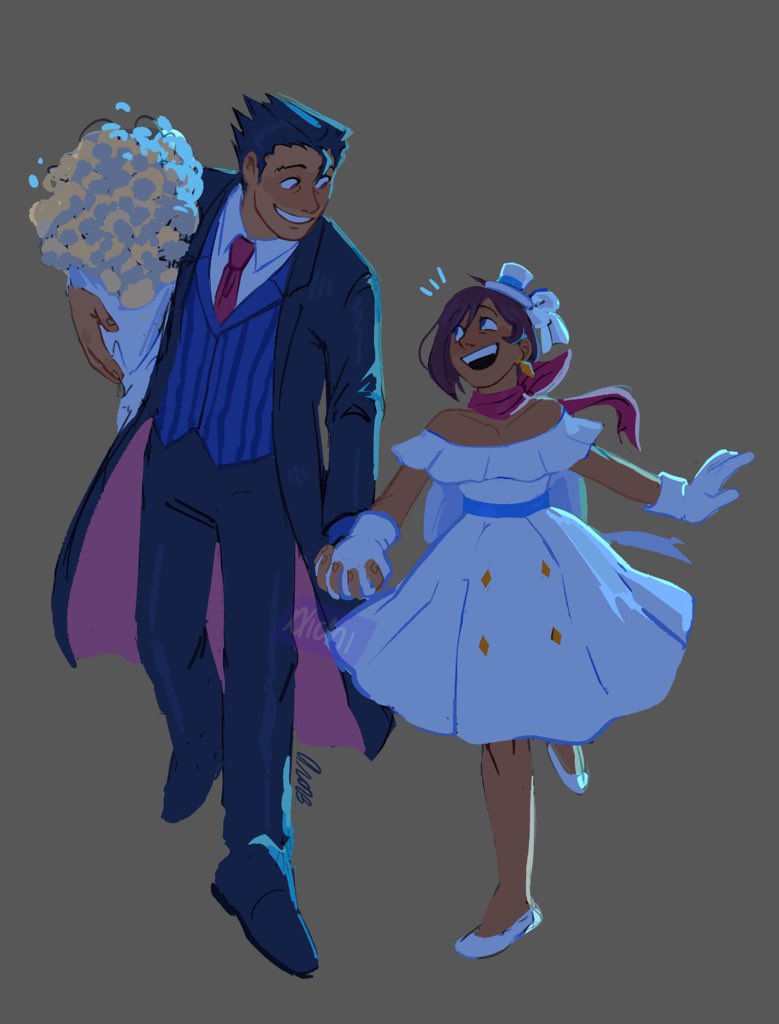 The Wrights look stunning tonight!
#AceAttorney