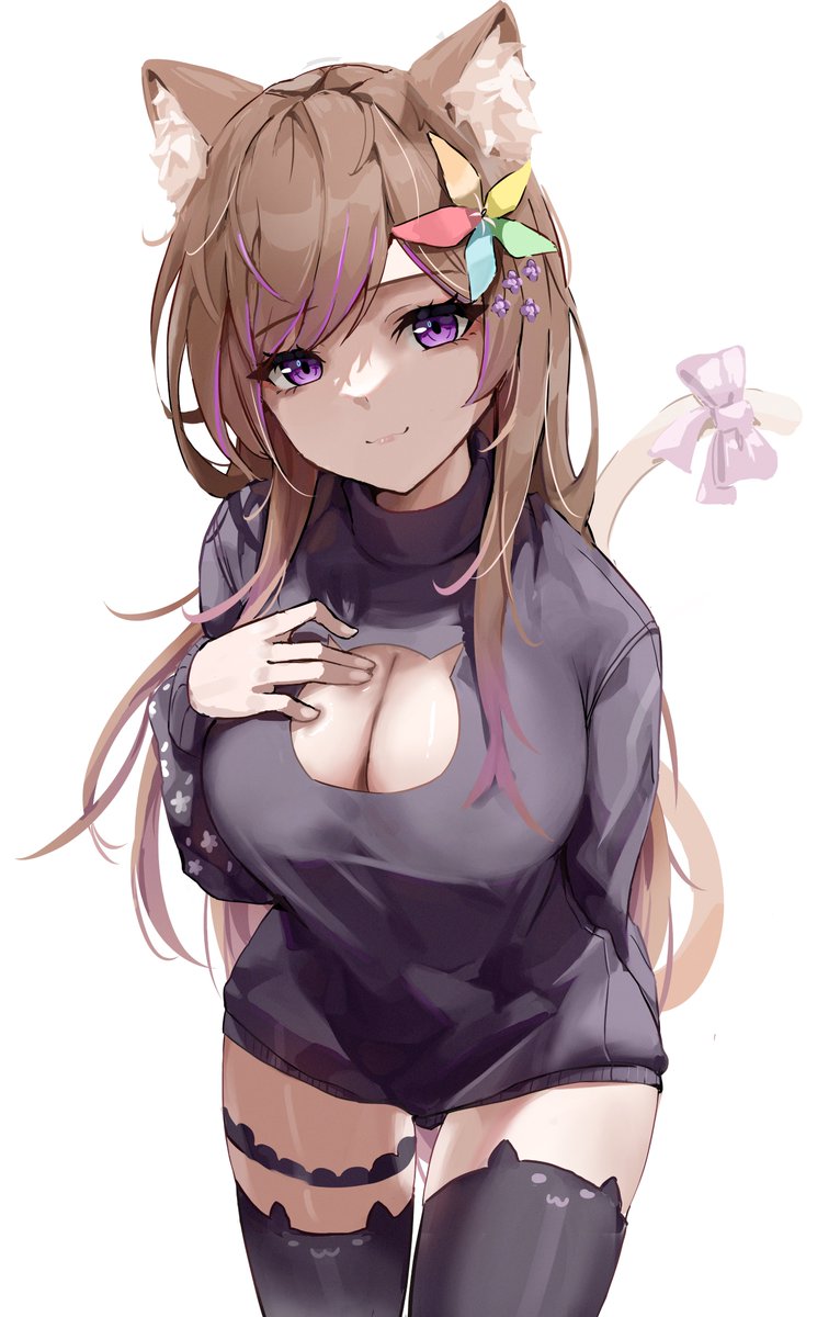 ComfyNekoElla's tweet photo. nya ~ good afternoon ♡ ⸝⸝

🎨: @/sstthei | #nekoellart🌸
lewd version in replies...👀 https://t.co/bzlQgzLqlg