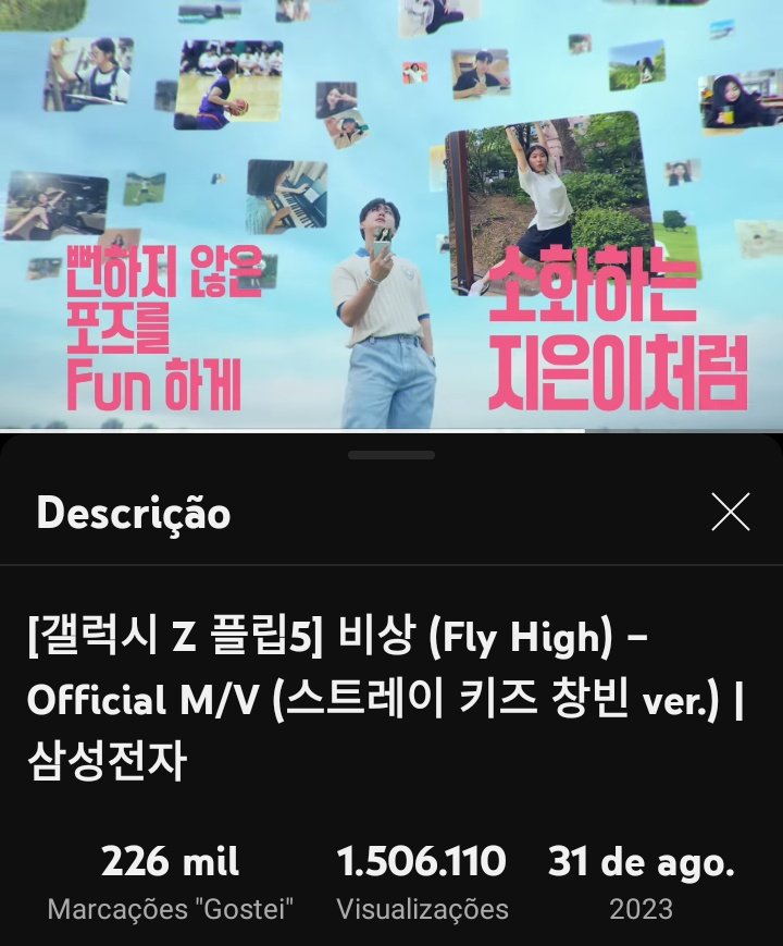 ChangbinBrasil's tweet photo. #INFO | 04.09.23
'Fly High' ultrapassou 1,5 milhões de visualizações no YouTube 🩵
Já assistiu hoje? Corre lá:
🔗https://t.co/j7TEtlTwEe…
FLY HIGH WITH CHANGBIN #FlyHighOutNow #ChangbinxSamsungKR #창빈 #Changbin https://t.co/gzv1ONColN