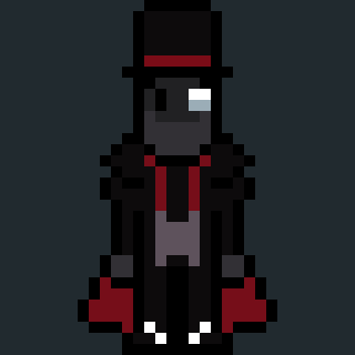 LunarSilverFox's tweet photo. A #villain for @Pixel_Dailies 
I like the show, has a lot of charisma and the characters are funny. This is the best I could do with limited pixels. 
#pixel_dailies #pixelart https://t.co/bKVIhRMzwB