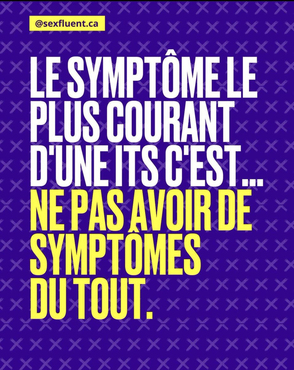 max_ottawa's tweet photo. A great reminder from our friends at https://t.co/DHdnzrDHoN ! The most common STI symptom is no symptom at all, so it’s important to stay on to of regular routine testing which includes blood work, urine, throat and rectal swabs! 📋✅

#gettested #stitesting #knowyourstatus https://t.co/sAzOwjiVcQ