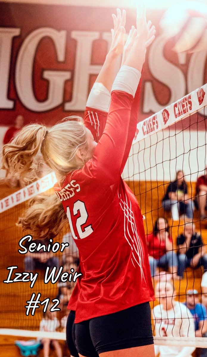 deemackchiefsvb's tweet photo. Week 2 of highlighting our seniors!
@WeirIzzy https://t.co/m8Pm3XrG6T