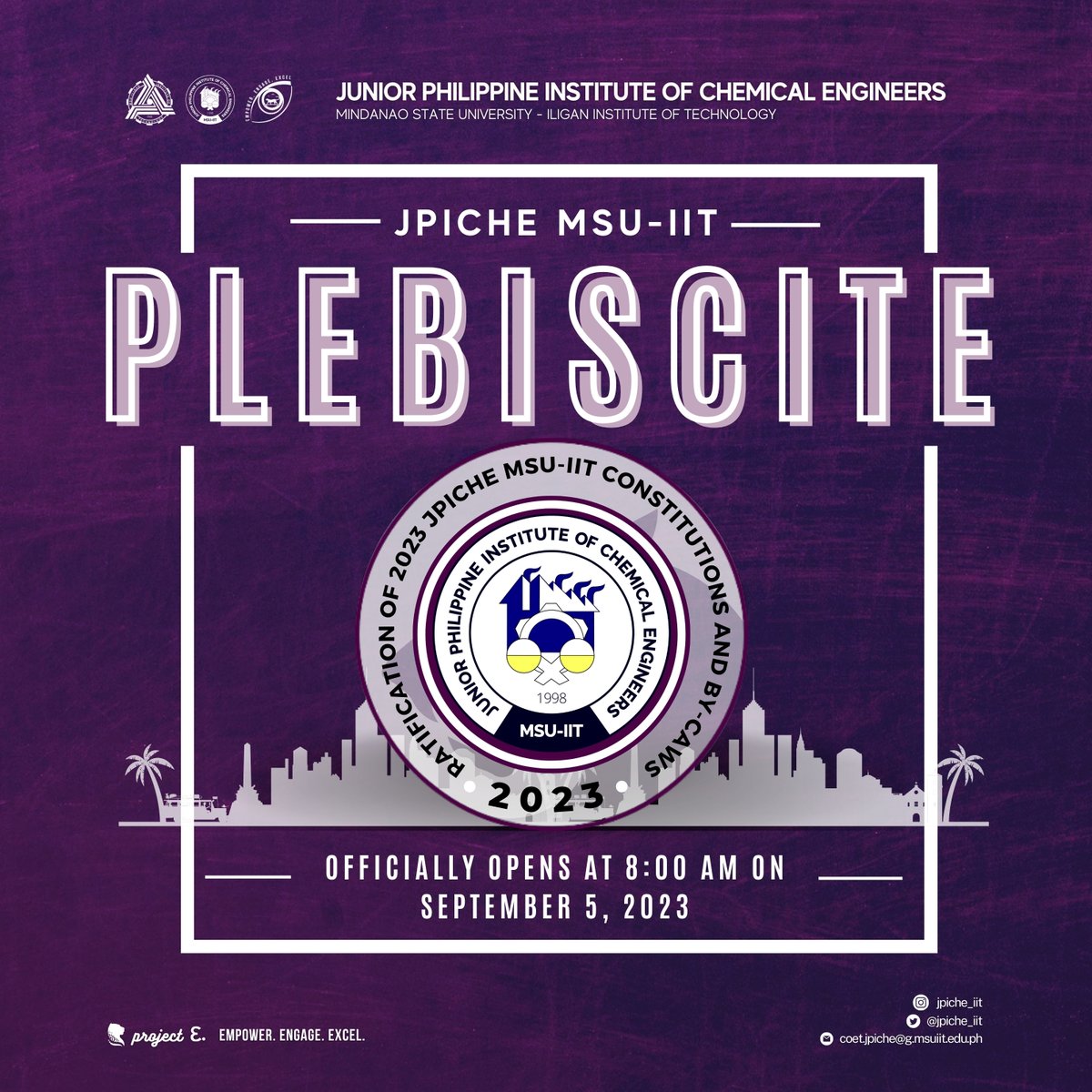 jpiche_iit's tweet photo. 𝗔𝘁𝘁𝗲𝗻𝘁𝗶𝗼𝗻, 𝙋𝙖𝙣𝙩𝙝𝙚𝙧𝙨 📷!
To formally approve the 2023 CBL, we would like to encourage the student members to participate in this online 𝗣𝗹𝗲𝗯𝗶𝘀𝗰𝗶𝘁𝗲, which will open today, 𝗦𝗲𝗽𝘁𝗲𝗺𝗯𝗲𝗿 𝟱, 𝟮𝟬𝟮𝟯 at 𝟴:𝟬𝟬 𝗔𝗠 https://t.co/hDr1GBQDEE