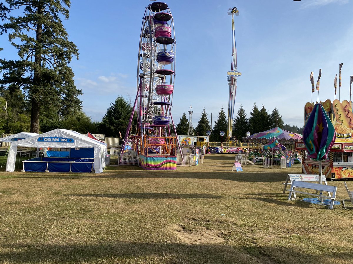 .Congratulations to all involved in making the @SaanichFair the place to be in this @crd region every Labour Day Weekend. @MySidneyBC @CSaanich @penchamber @ChamberVictoria But I am not sure I could survive one of the rides in this picture.@RyanPriceCFAX
