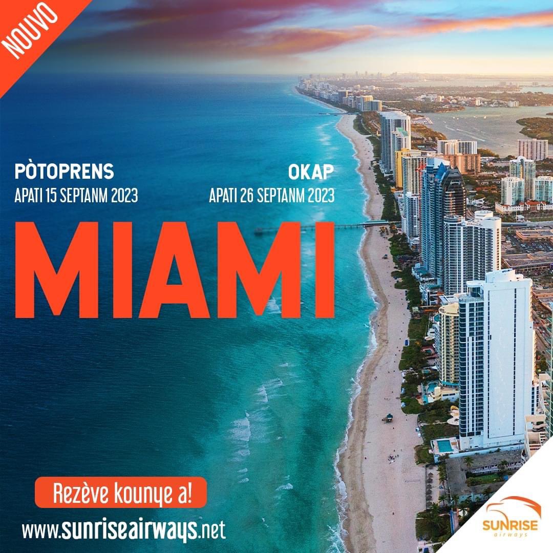 lesagitairee's tweet image. Biden ou tonbe? Ou pa bezwen Kraze Ków  nan al achte Biyé yon Pakét Kòb Sunrise pral gen Vol Dirék kap ateri Miami a pati 399 usd

Ou kapab Rezéve depi Kounya Rele Sévis Kliyantél la pou plis Asistans 

Patage Pòs sa pou yon lòt moun ka Konnen