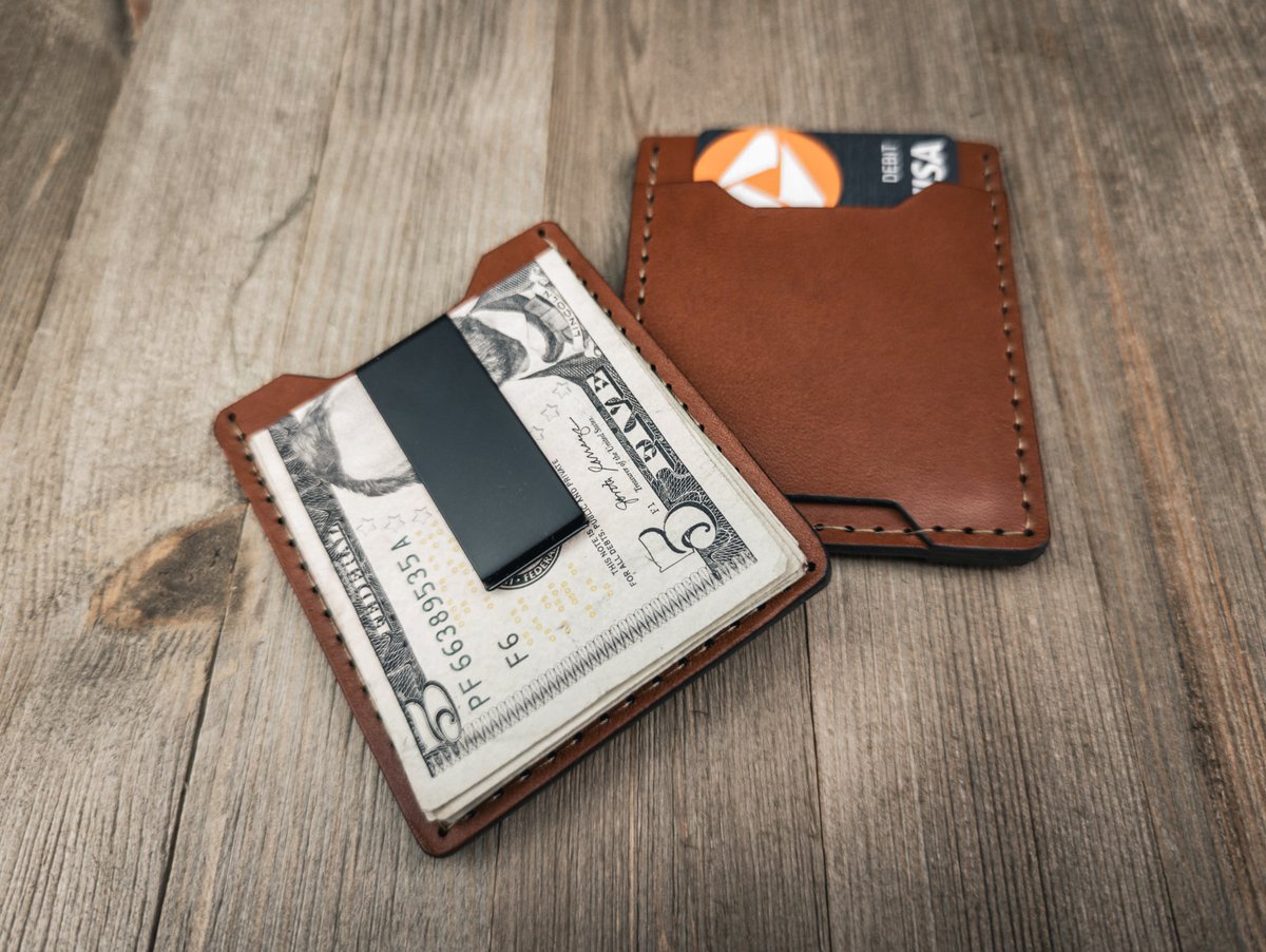 Check out our Money Clip Wallets. Veteran made with American Leather. 

etsy.com/listing/154470…