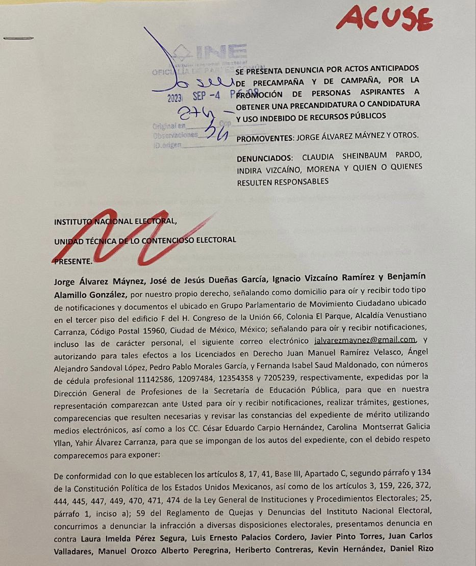 Primero le rasuraron su sueldo a los trabajadores del gobierno de Colima para la campaña de Claudia Sheinbaum.

Ahora se sabe que funcionarios del gobierno morenista de Colima estuvieron metidos de lleno orquestando un fraude a favor de Sheinbaum en la encuesta.

Los denunciamos: