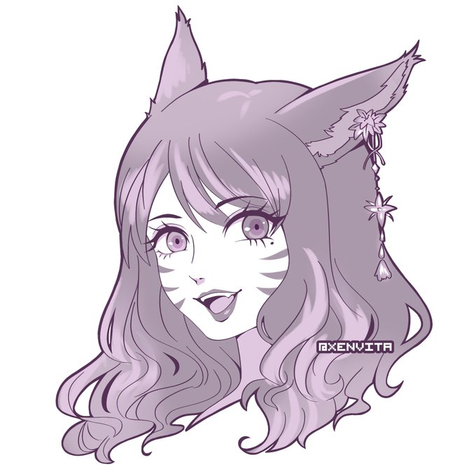 「avatar (ff14) cat ears」Fan Art(Latest)