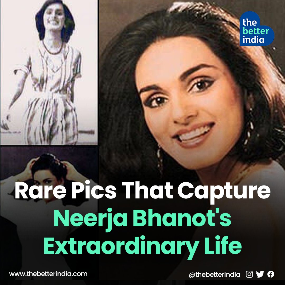 Neerja Bhanot was 23 years old when she lost her life trying to save three children on board Pan Am Flight 73.

#NeerjaBhanot #DeathAnniversary #womenwhoinspire #respect