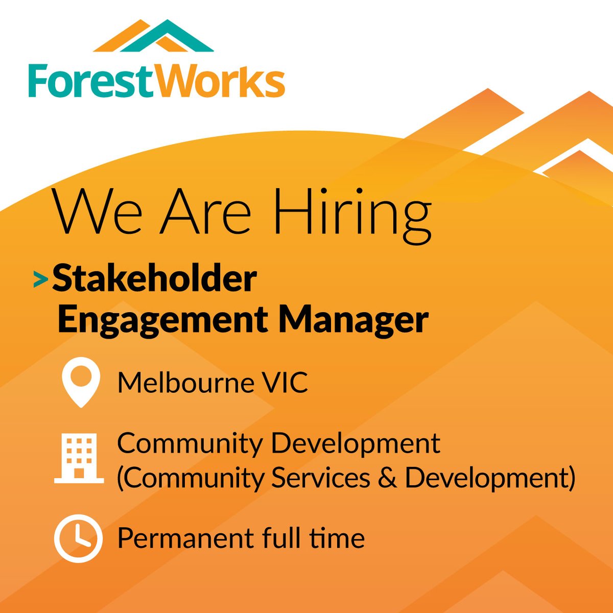 ForestWorks's tweet photo. ForestWorks is seeking dynamic, energetic, Stakeholder Engagement professionals to enhance its team in the Textiles, Forestry and Wood Sectors at its principal office is located in Carlton, Victoria. For more information, please visit https://t.co/gvNIcmF7lQ https://t.co/RLPS2mhym4